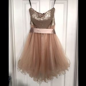 Blush coloured dress
